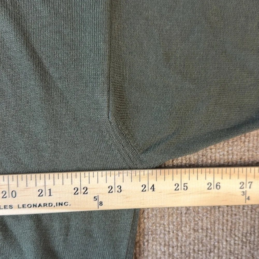Raffi Linea Uomo Sweater Mens L Cotton Preppy Made In Italy Vintage Green